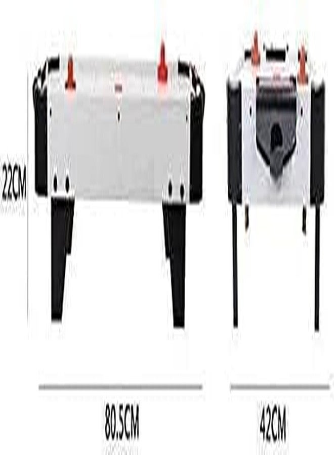 EXOMOON لعبة هوكي الهواء الخشبية الداخلية من إكسومون، لعبة طاولة للأطفال، حجم كبير 80 × 42 × 23.5 سم، متعددة الألوان - Image 3